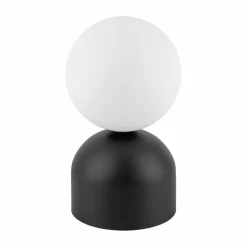 Sklep Kaja Modernistyczna, czarna lampka stołowa TK 16044 MIKI BLACK | Kaja* Nowoczesne Lampki Stołowe