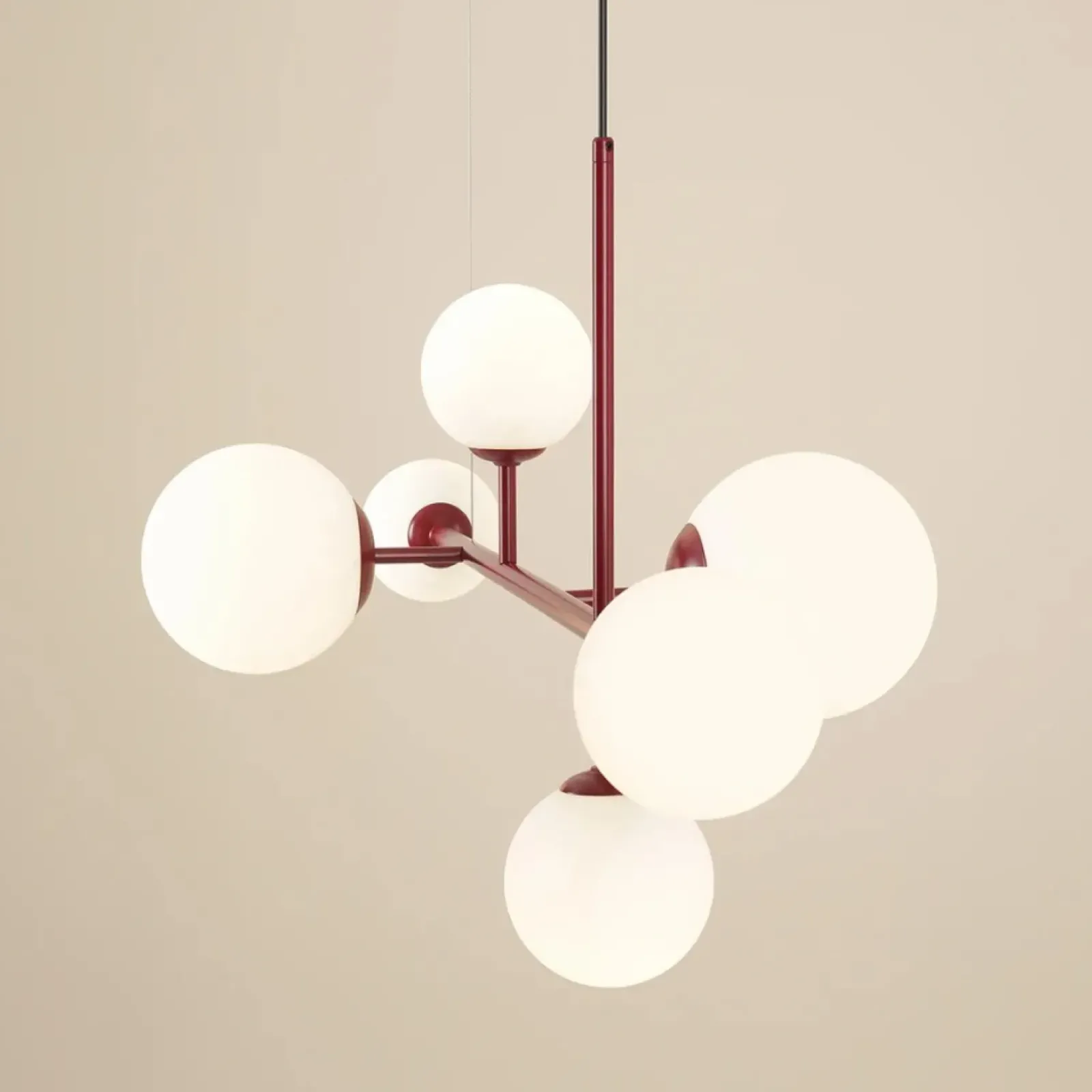 Sklep Kaja Modernistyczna, czerwona lampa nad wyspę 1092K15 z serii DIONE | Kaja Zadzwońporabattel.783200183(8-16)/mailsklep@kaja.com.pl Clearance