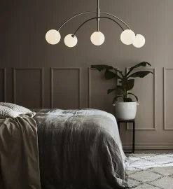 Sklep Kaja Modernistyczna lampa sufitowa białe klosze107559 | Kaja Oświetlenie Cheap