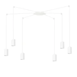 Sklep Kaja Modernistyczna lampa wisząca w kolorze bieli 525/6 | Kaja Oświetlenie biały Shop