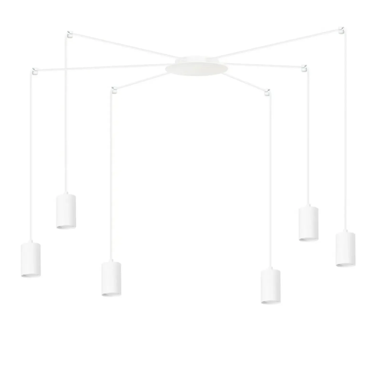 Sklep Kaja Modernistyczna lampa wisząca w kolorze bieli 525/6 | Kaja Oświetlenie biały Shop