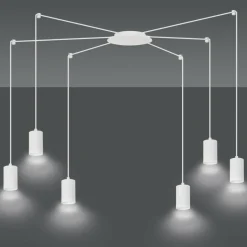 Sklep Kaja Modernistyczna lampa wisząca w kolorze bieli 525/6 | Kaja Oświetlenie biały Shop
