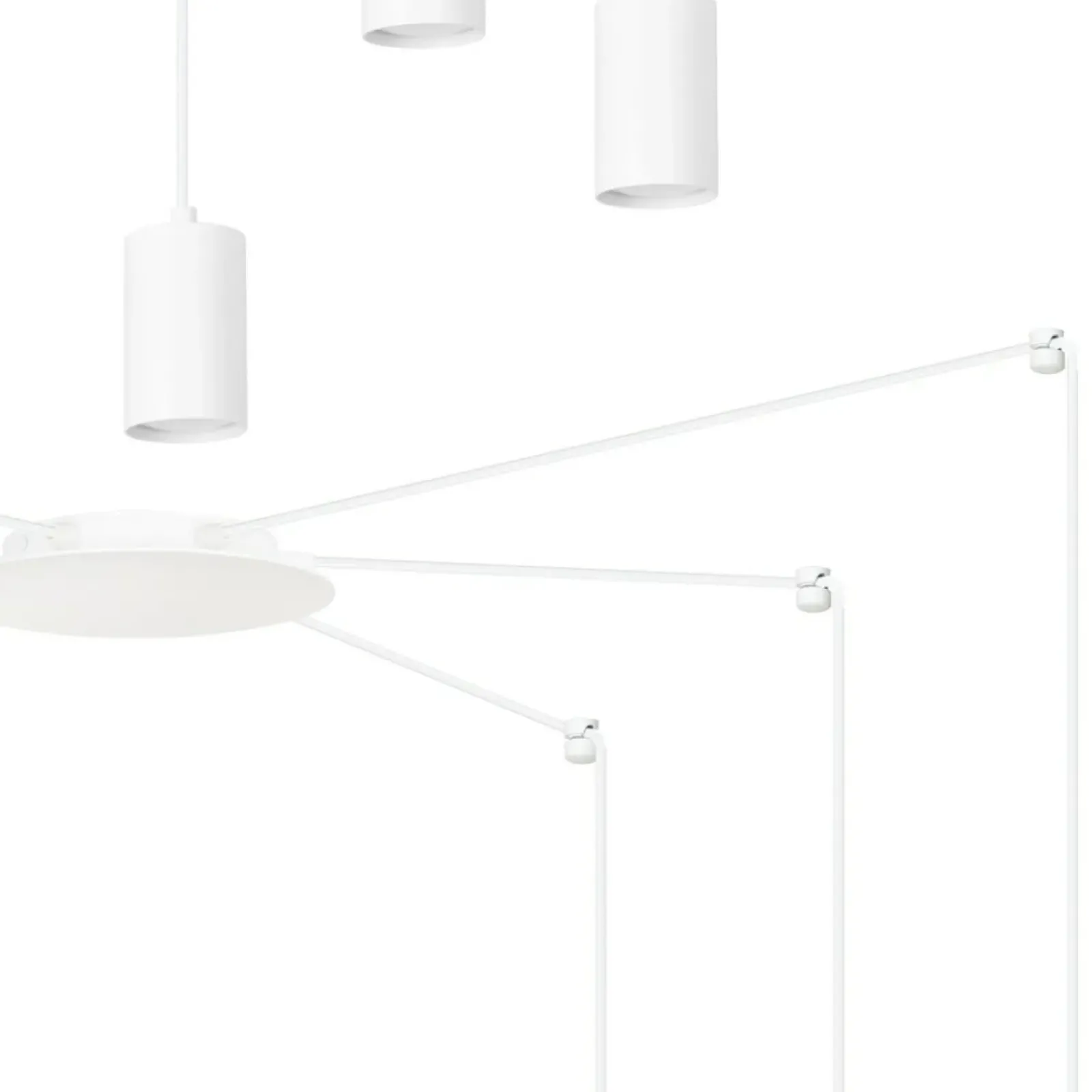 Sklep Kaja Modernistyczna lampa wisząca w kolorze bieli 525/6 | Kaja Oświetlenie biały Shop