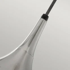 Sklep Kaja Modernistyczna lampa wisząca, stal FE-BESO-P-M-BS z serii BESO szczotkowanastal Fashion