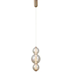 Sklep Kaja Modernistyczna lampa wisząca, LED PND-34359-3V-HBR-AMB z serii BUTERO Best