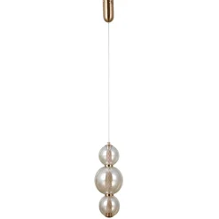 Sklep Kaja Modernistyczna lampa wisząca, LED PND-34359-3V-HBR-AMB z serii BUTERO Best