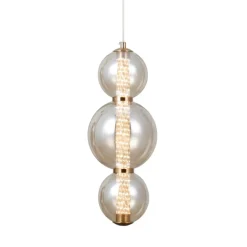 Sklep Kaja Modernistyczna lampa wisząca, LED PND-34359-3V-HBR-AMB z serii BUTERO Best
