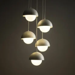 Sklep Kaja Modernistyczna lampa wisząca do salonu TK 10214 BONO BEIGE | Kaja Hot