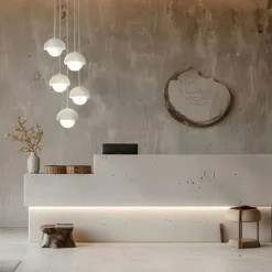 Sklep Kaja Modernistyczna lampa wisząca do salonu TK 10214 BONO BEIGE | Kaja Hot