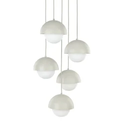 Sklep Kaja Modernistyczna lampa wisząca do salonu TK 10214 BONO BEIGE | Kaja Hot