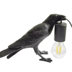 Sklep Kaja Modernistyczna lampka nocna ptak ABR-KARD-K RAVEN | Kaja Oświetlenie* Nowoczesne Lampki Stołowe