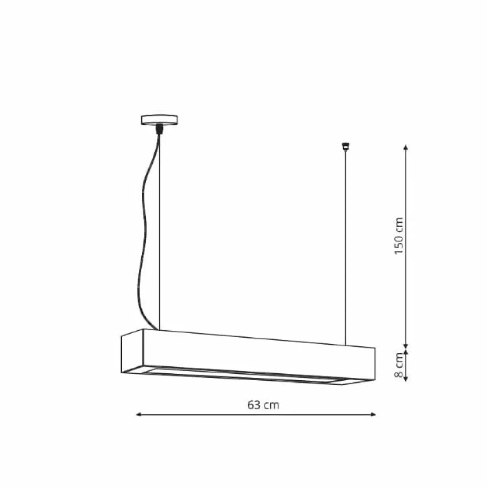Sklep Kaja Modernistyczna, ledowa lampa LP-7001/1P 20 WH-63 18/3 z serii IBROS Outlet