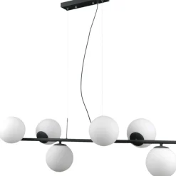 Sklep Kaja Molekularna, czarna lampa wisząca PND-5510-6-BK RADDI | Kaja Best Sale