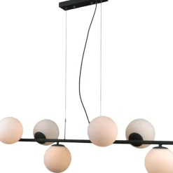 Sklep Kaja Molekularna, czarna lampa wisząca PND-5510-6-BK RADDI | Kaja Best Sale