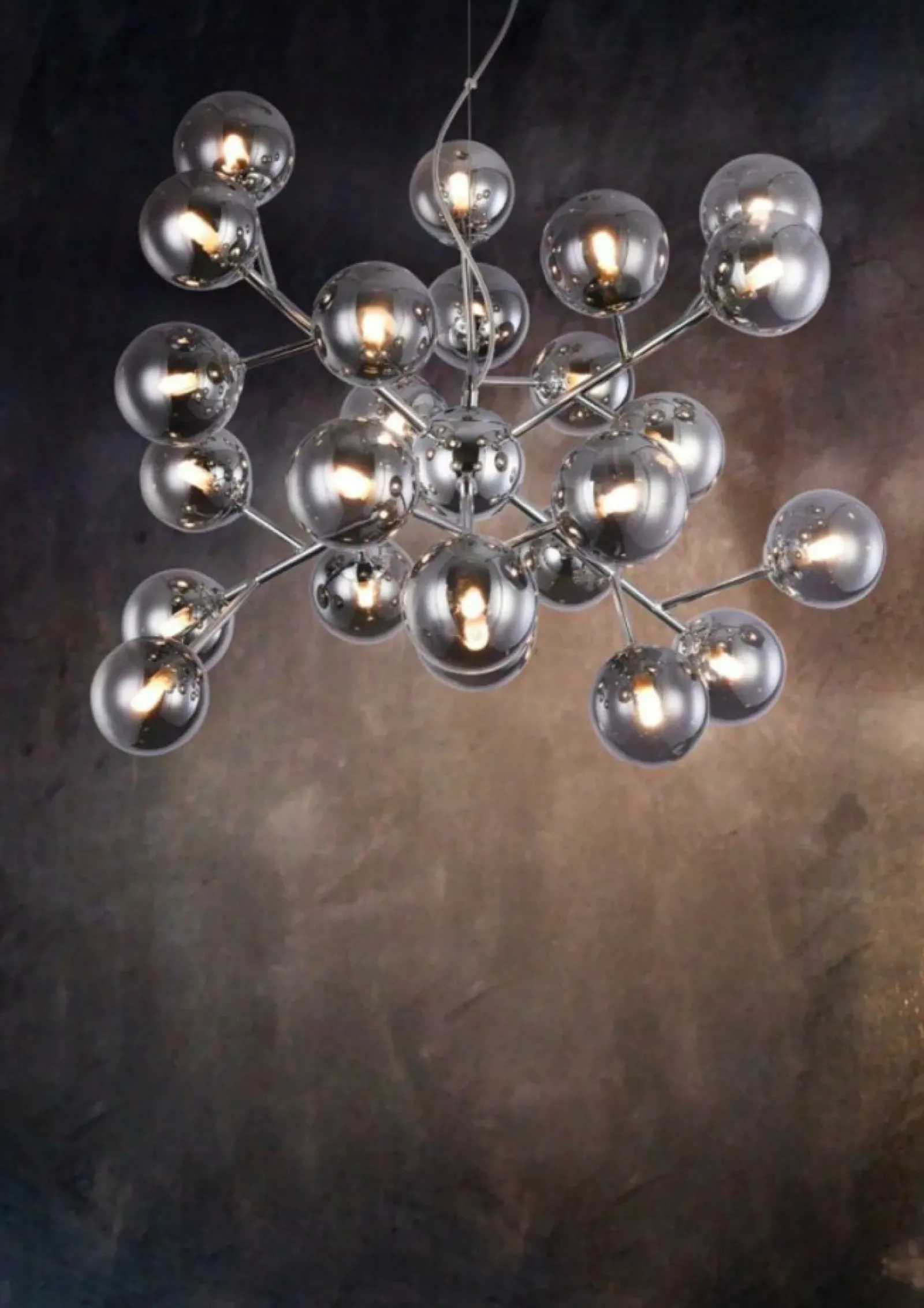 Sklep Kaja Molekularna lampa do salonu MOD545PL-24CH DALLAS | Kaja Oświetlenie chrom Discount