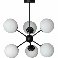 Sklep Kaja Molekularna lampa do sypialni i salonu ABR-LWGG-6XE27 GRAPPA | Kaja czarny Cheap