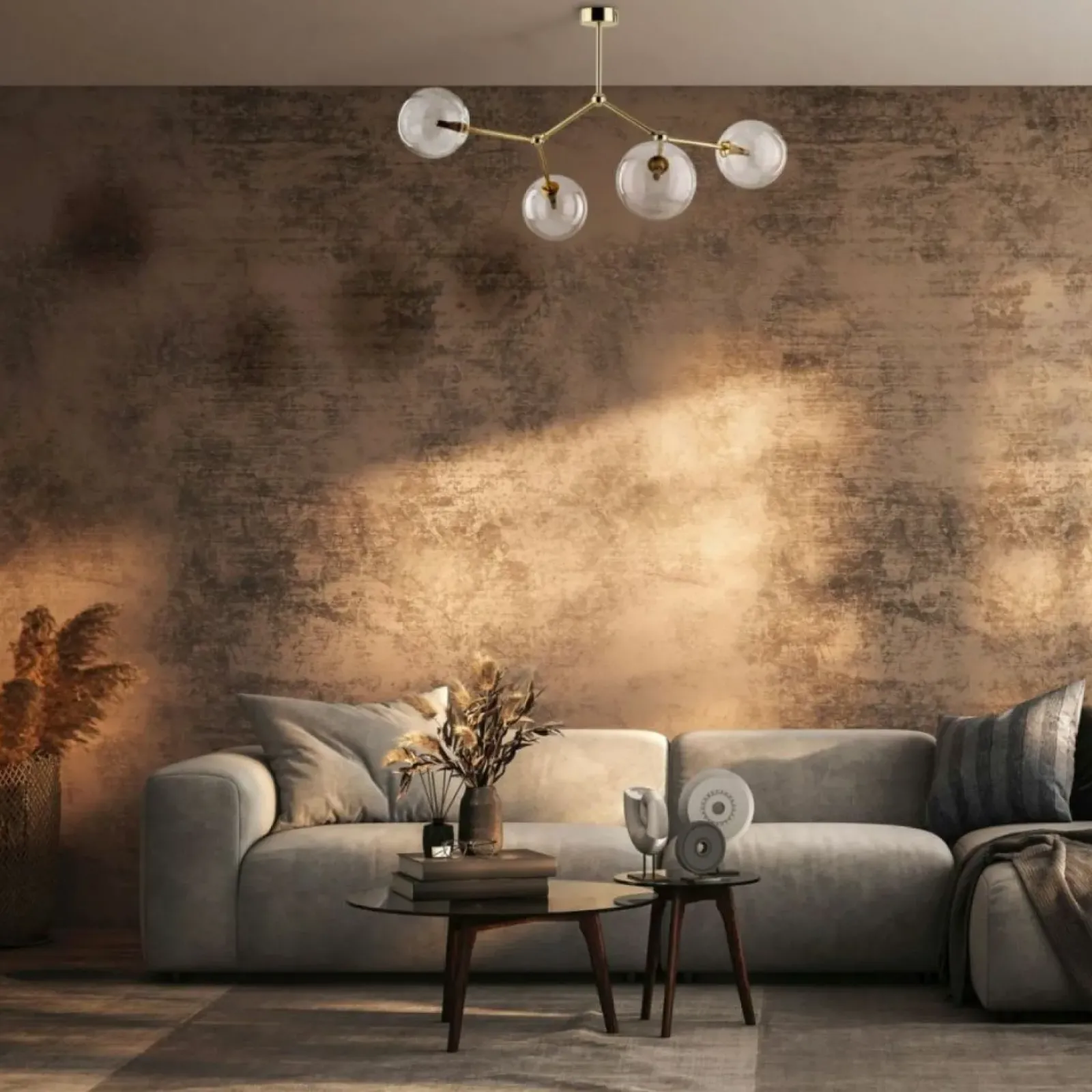 Sklep Kaja Molekularna lampa nad stół w jadalni TK 10070 FAIRY GOLD | Kaja Shop