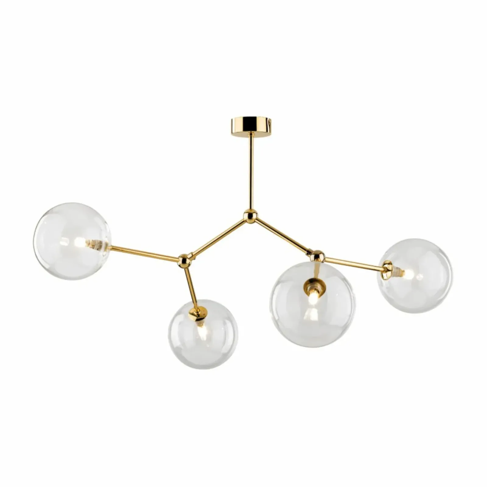 Sklep Kaja Molekularna lampa nad stół w jadalni TK 10070 FAIRY GOLD | Kaja Shop