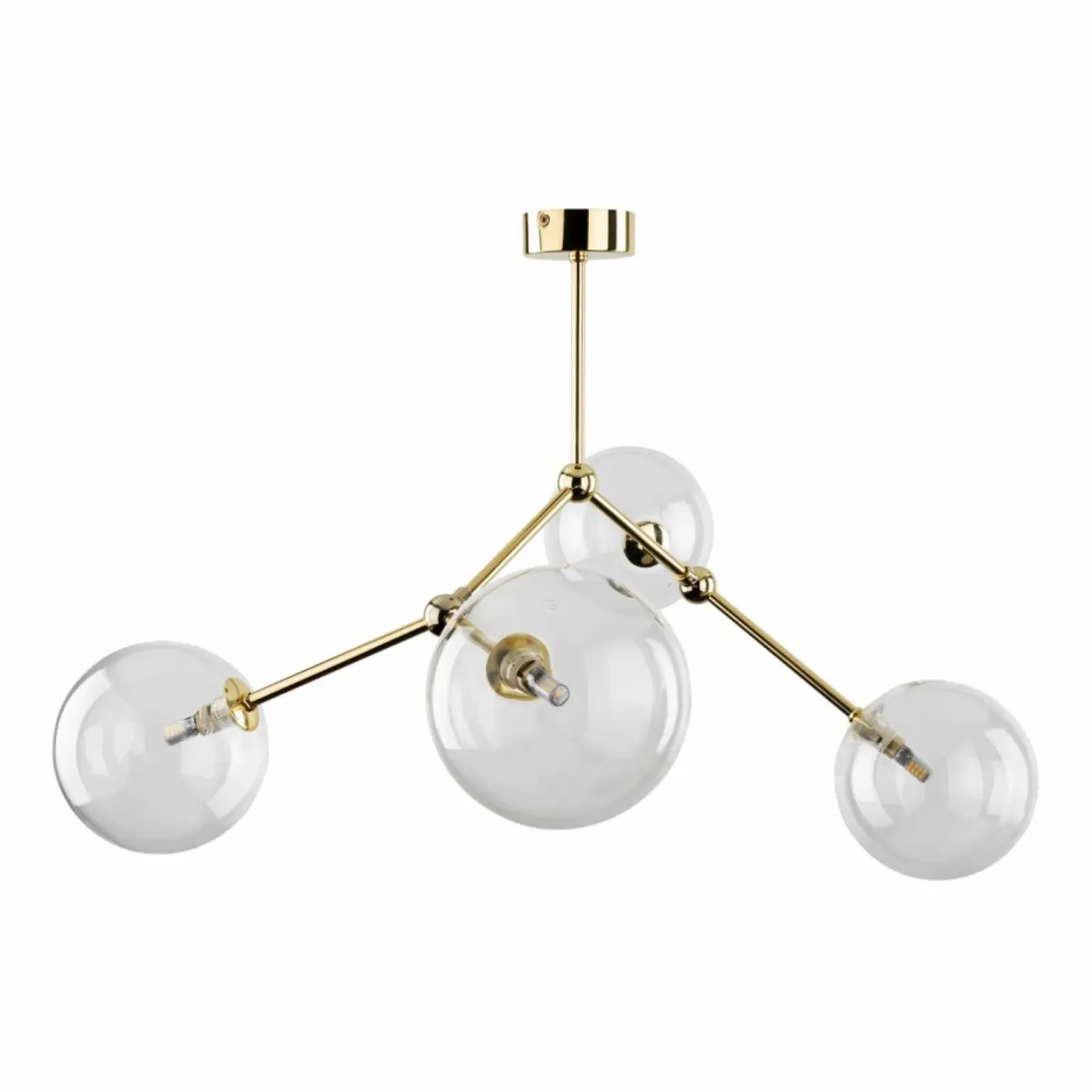 Sklep Kaja Molekularna lampa nad stół w jadalni TK 10070 FAIRY GOLD | Kaja Shop