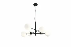 Sklep Kaja Molekularna lampa wisząca do salonu AZ4420 OVIEDO | Kaja Oświetlenie czarny Clearance