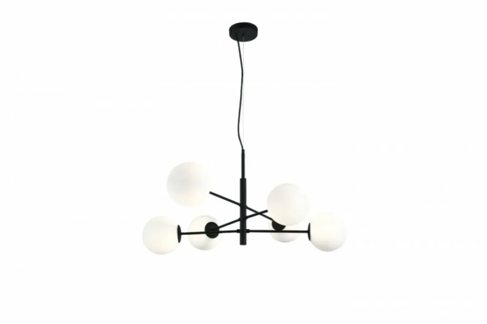 Sklep Kaja Molekularna lampa wisząca do salonu AZ4420 OVIEDO | Kaja Oświetlenie czarny Clearance