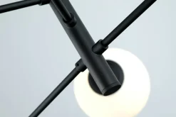 Sklep Kaja Molekularna lampa wisząca do salonu AZ4420 OVIEDO | Kaja Oświetlenie czarny Clearance