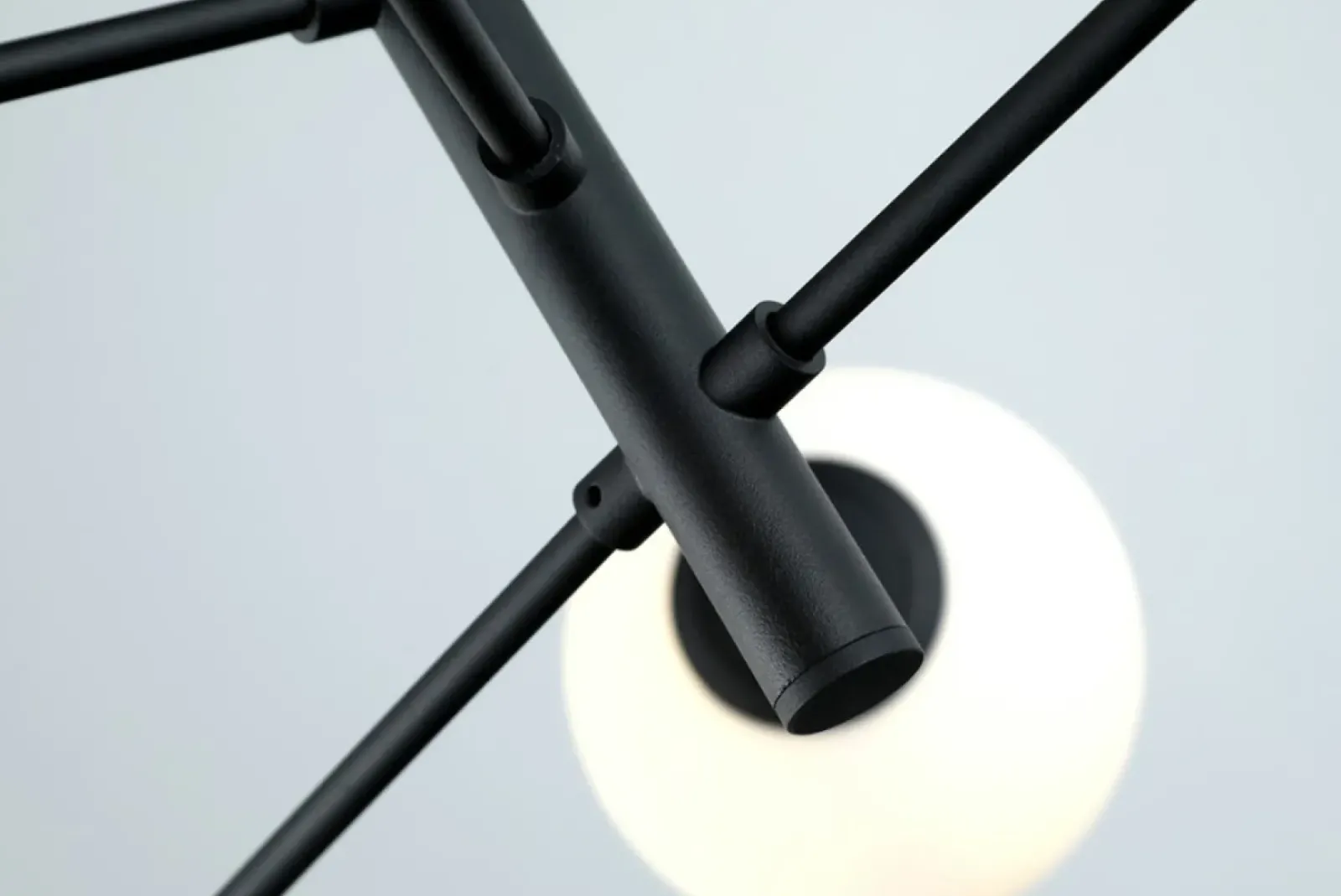 Sklep Kaja Molekularna lampa wisząca do salonu AZ4420 OVIEDO | Kaja Oświetlenie czarny Clearance