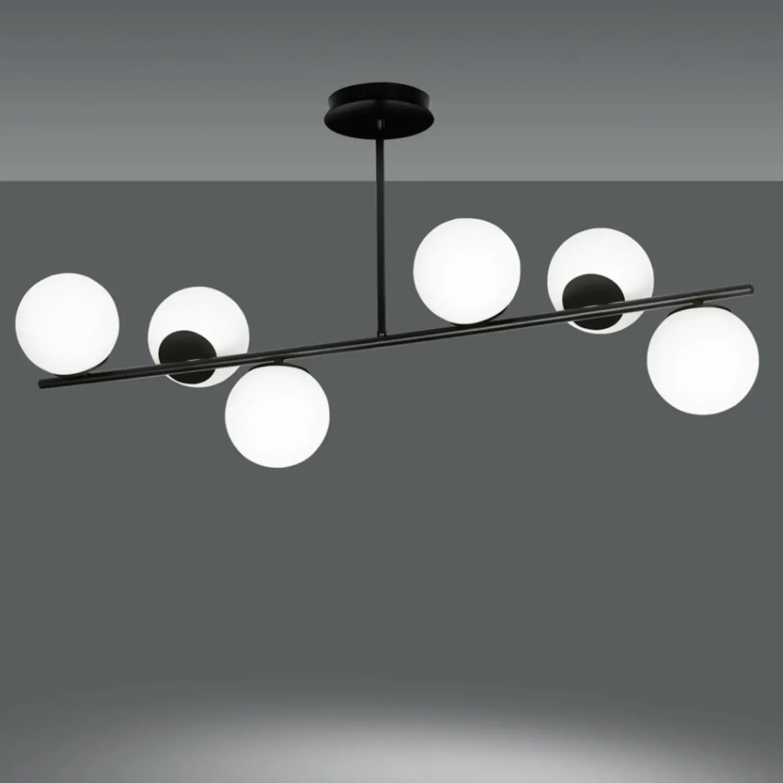 Sklep Kaja Molekularna, prosta lampa sufitowa z kloszami 1020/6 BIOR | Kaja Cheap