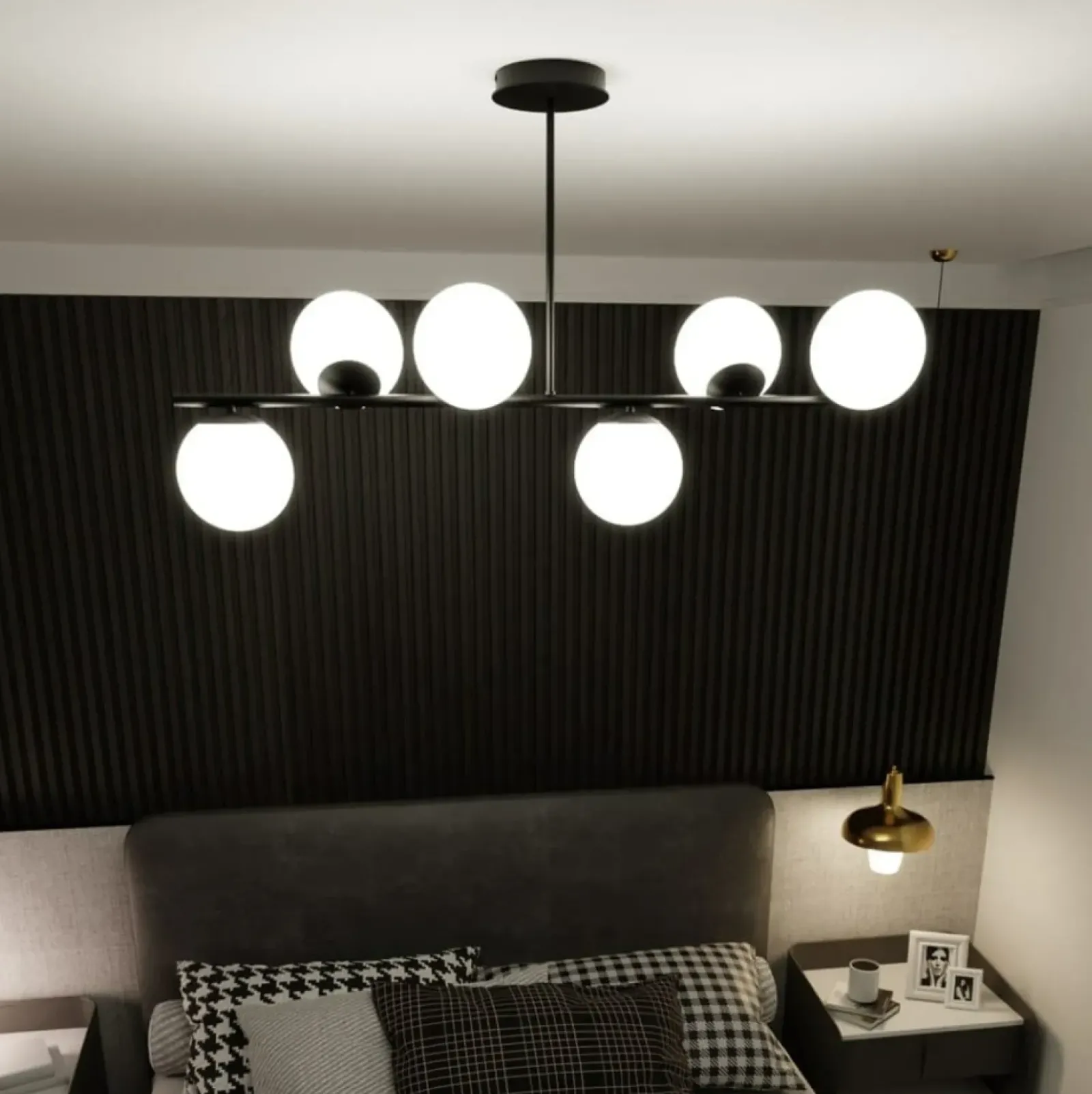 Sklep Kaja Molekularna, prosta lampa sufitowa z kloszami 1020/6 BIOR | Kaja Cheap