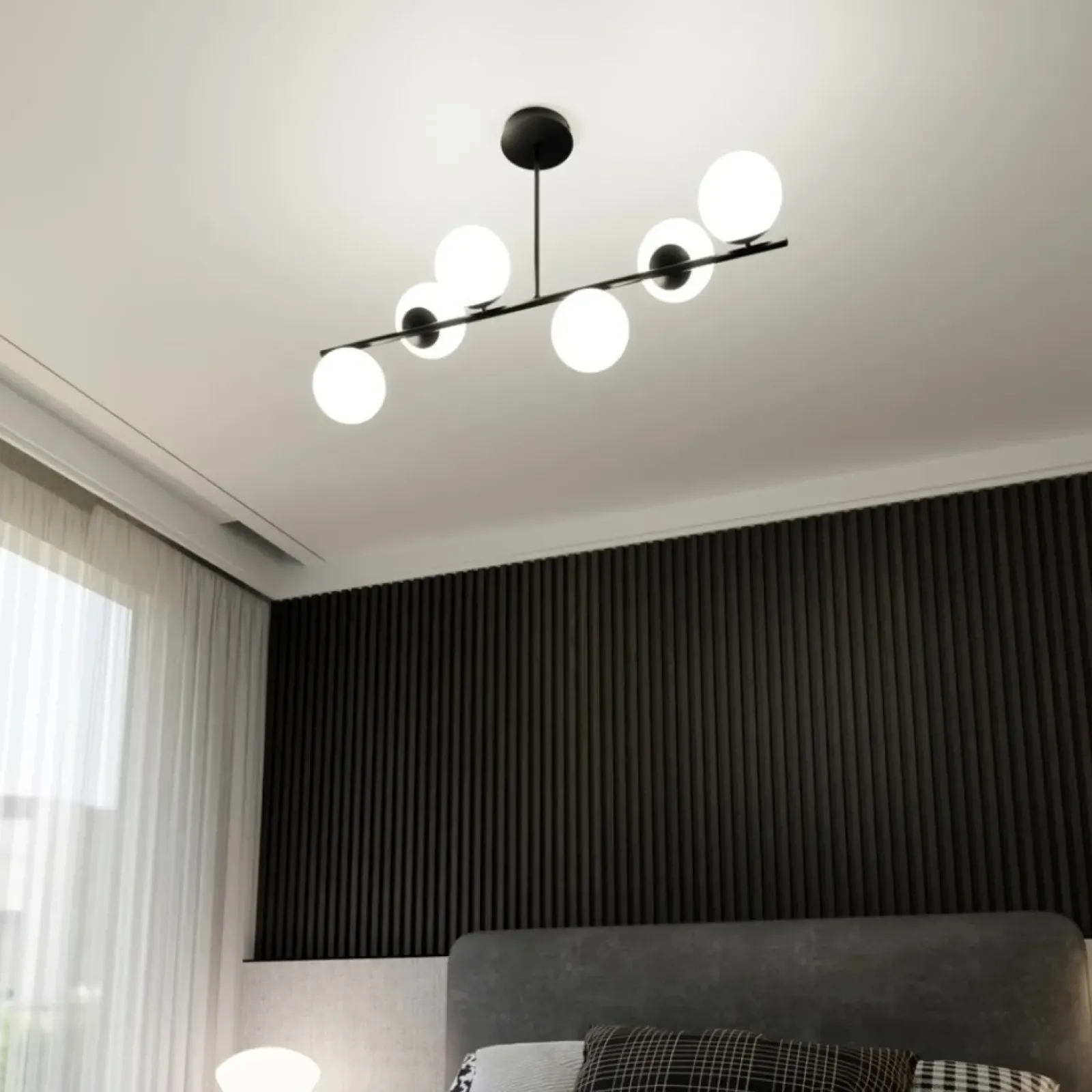 Sklep Kaja Molekularna, prosta lampa sufitowa z kloszami 1020/6 BIOR | Kaja Cheap