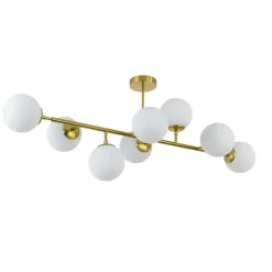 Sklep Kaja Molekularna, złota lampa nad stół LP-002/8P DORADO | Kaja Oświetlenie Flash Sale