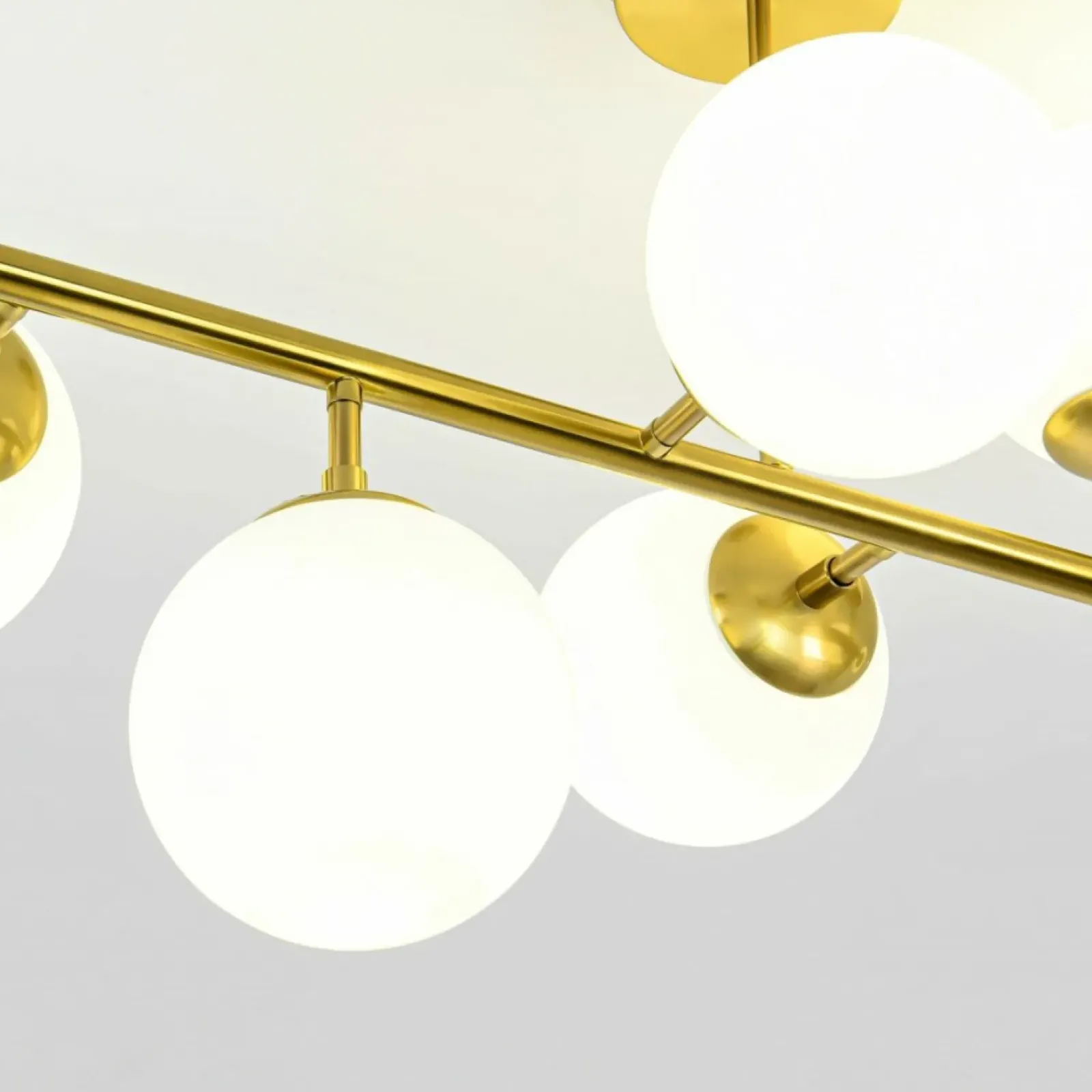 Sklep Kaja Molekularna, złota lampa nad stół LP-002/8P DORADO | Kaja Oświetlenie Flash Sale