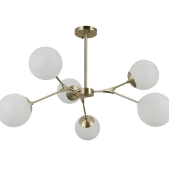 Sklep Kaja Molekularna, złota lampa sufitowa PND-56980-6B ANNES | Kaja Cheap