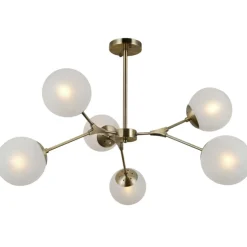 Sklep Kaja Molekularna, złota lampa sufitowa PND-56980-6B ANNES | Kaja Cheap