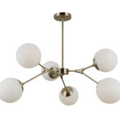 Sklep Kaja Molekularna, złota lampa sufitowa PND-56980-6C ANNES | Kaja Best Sale