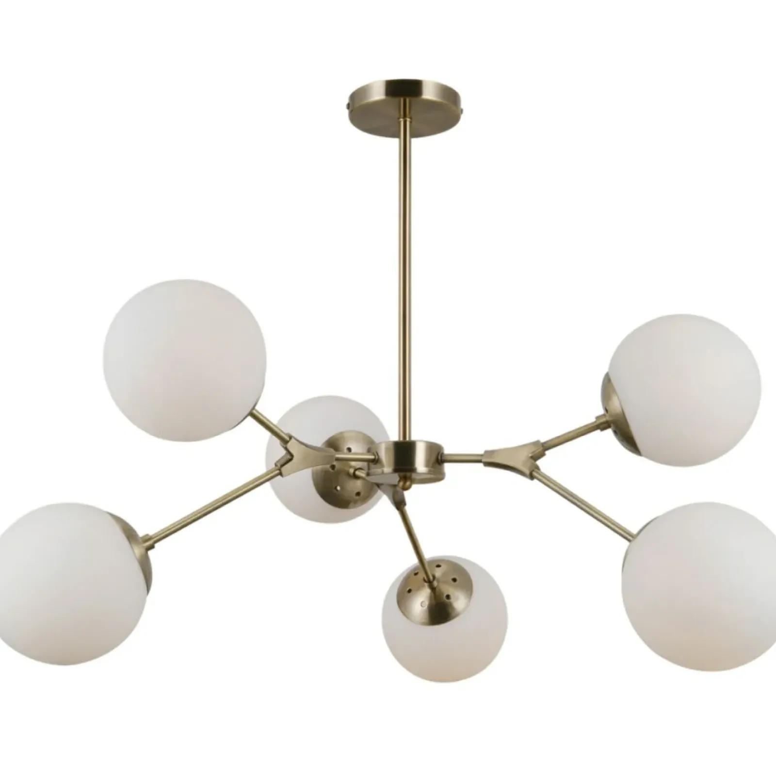 Sklep Kaja Molekularna, złota lampa sufitowa PND-56980-6C ANNES | Kaja Best Sale