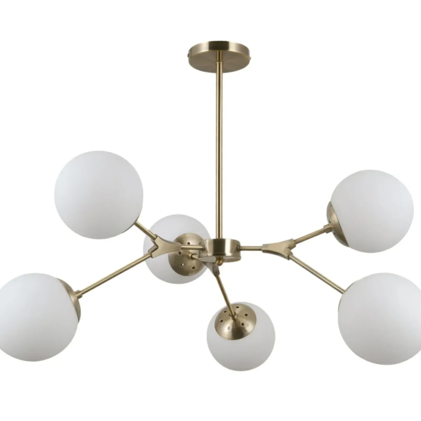 Sklep Kaja Molekularna, złota lampa sufitowa PND-56980-6C ANNES | Kaja Best Sale