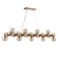Sklep Kaja Molekularna, złota lampa wisząca MOD547PL-25G DALLAS | Kaja Best Sale
