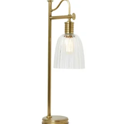 Sklep Kaja Mosiężna lampa stołowa, do biura DOUILLE-TL-AB z serii DOUILLE* Tradycyjne Lampki Stołowe