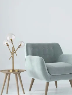 Sklep Kaja Mosiężna, nowoczesna lampka stołowa MX T0035 LOLLIPOP | Kaja* Nowoczesne Lampki Stołowe