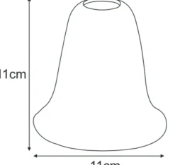 Sklep Kaja Nakrapiany klosz do lampy K-HP-PS-111 KLOSZ* Klosze Z Gwintem E14