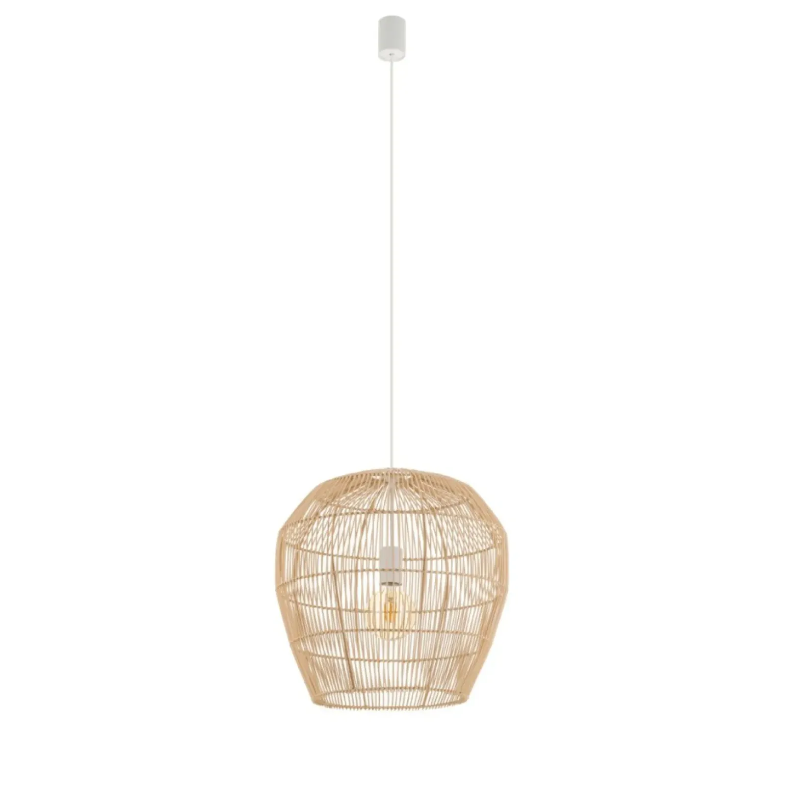 Sklep Kaja Naturalna lampa wisząca do sypialni 11163 HAITI | Kaja Oświetlenie Clearance