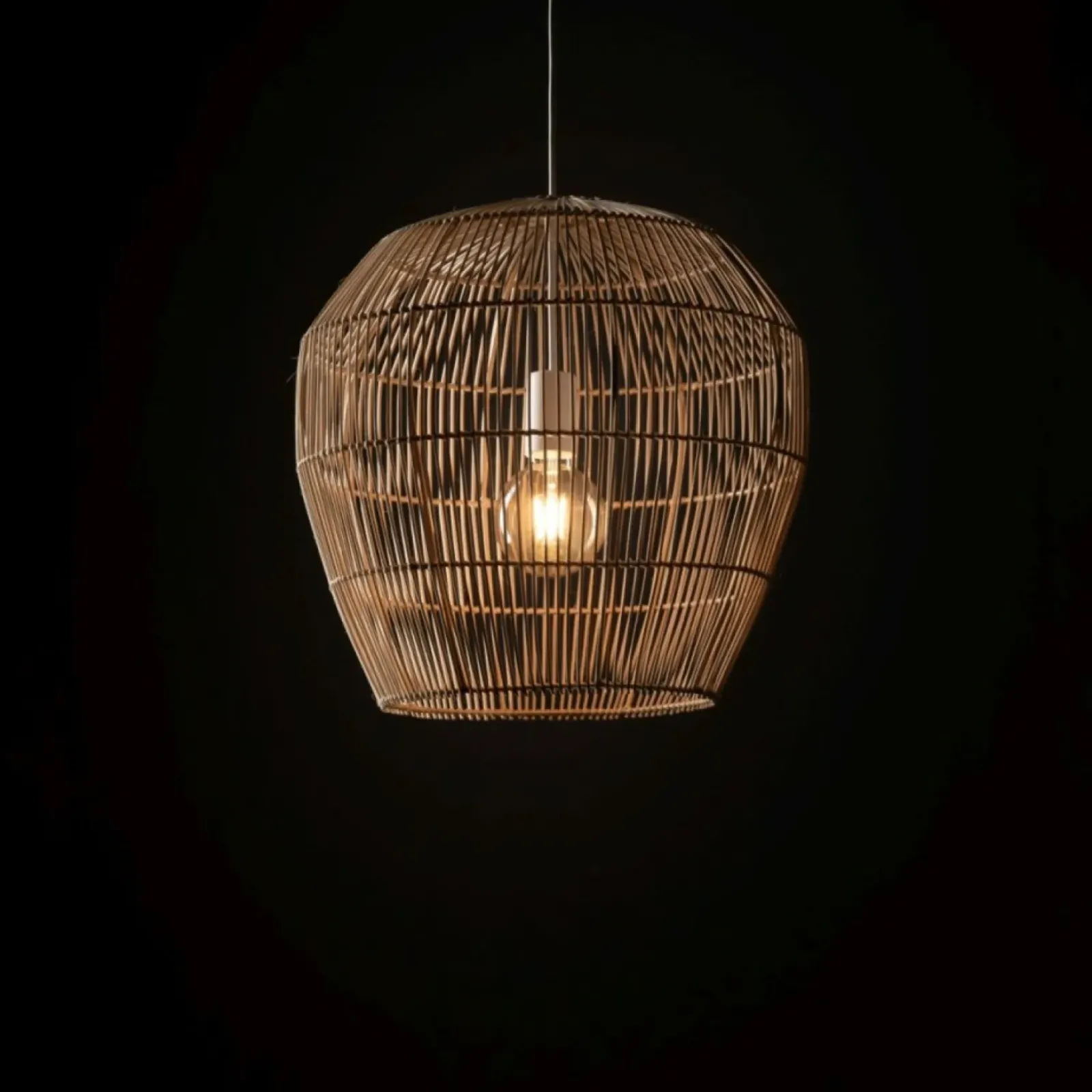 Sklep Kaja Naturalna lampa wisząca do sypialni 11163 HAITI | Kaja Oświetlenie Clearance