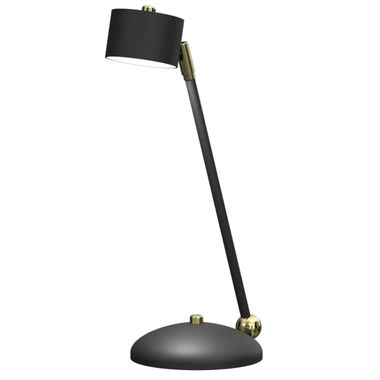 Sklep Kaja Niebanalna lampa biurkowa, czarno-złota MLP7764 z serii ARENA | Kaja Oświetlenie* Lampki Biurkowe