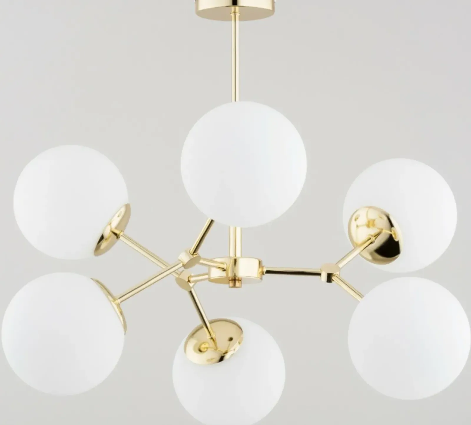 Sklep Kaja Niebanalna lampa sufitowa z mlecznymi kloszami AL 63118 | Kaja Outlet