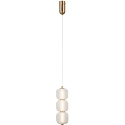 Sklep Kaja Niebanalna lampa wisząca, ledowa PND-34362-3V-HBR-OPAL z serii GANTI Flash Sale