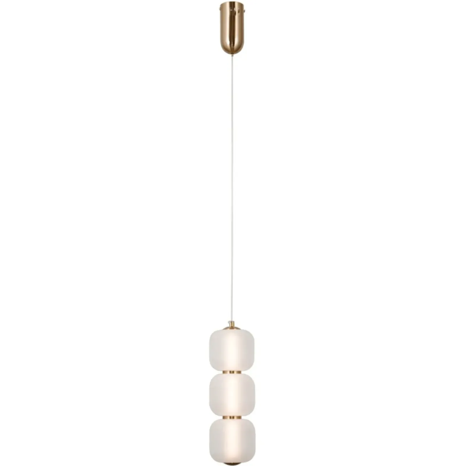 Sklep Kaja Niebanalna lampa wisząca, ledowa PND-34362-3V-HBR-OPAL z serii GANTI Flash Sale