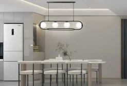 Sklep Kaja Niebanalna lampa wisząca z kloszami nad stół K-4962 | Kaja Oświetlenie Sale