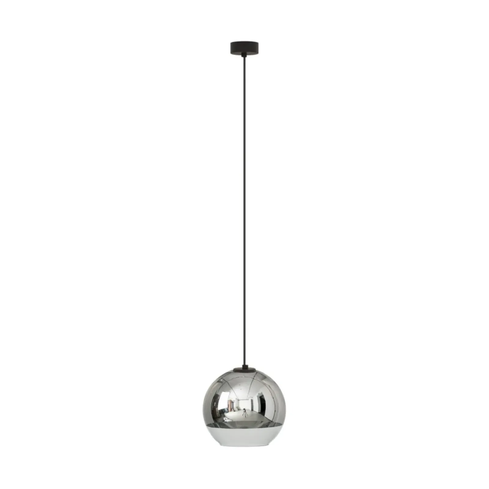 Sklep Kaja Niebanalna, szklana lampa wisząca z kloszem 7605 | Kaja Oświetlenie chrom Discount