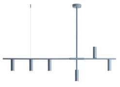Sklep Kaja Niebieska lampa sufitowa ze spotami 1104K16 z serii TREVO | Kaja Zadzwońporabattel.783200183(8-16)/mailsklep@kaja.com.pl Best